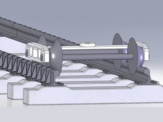 The Paraba Rail, Centrifugal Force Self Correcting Rail Truck Concept