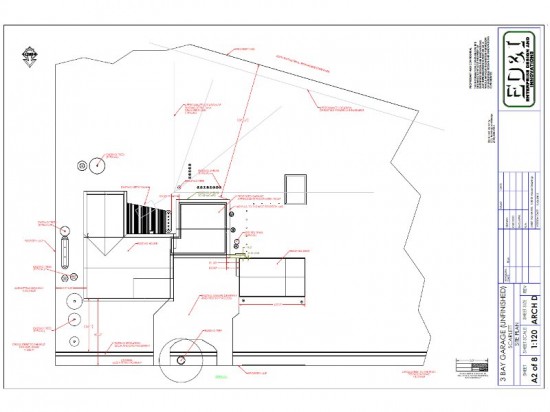 Garage Drawing, Site Plan